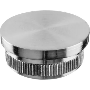 Koncové víčko, ploché, Easy Hit Koncové víčko, ploché, Easy Hit, pro trubku O33,7 x 2 mm, nerez. ocel 304, kartáčovaná