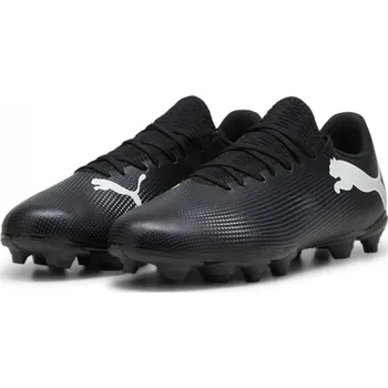 Kopačky Puma Future 7 Play Firm Ground Football Boots Black/White 8.5 (42.5)