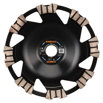 Brusný kotouč RHODIUS Diamantový brusný hrnec DS1 180 x 5,0 x 8,0 x 22,23 TOPline