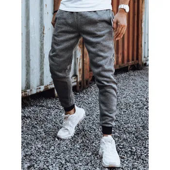 Pánské tepláky DSTREET ŠEDÁ/ČERNÁ L