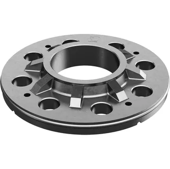 Zábradlí Svařovatelná příruba, s gumovým těsněním, více otvorů Svařovatelná příruba, s gumovým těsněním, více otvorů, pro trubku O42,4 mm, 105 mm, nerez. ocel 304, surová