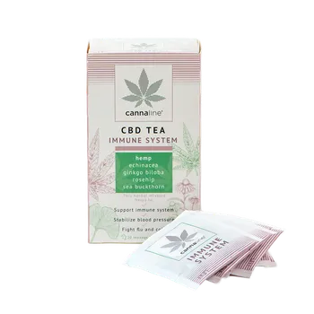 Rostlinný olej CANNALINE CBD Čaj IMUNITA, 30g