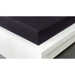 Jersey prostěradlo Exclusive dvojlůžko - černé 160x200 cm