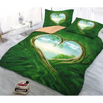 Povlečení POVLEČENÍ S 3D EFEKTEM 140X200/70X90cm - HARMONIE