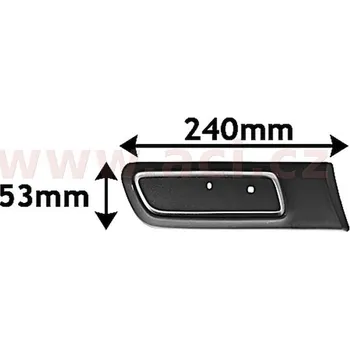 Autodíl boční lišta zadního blatníku pro lak 3dv. P
