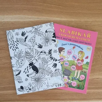 Obal na sešit Látkový obal k vybarvení - džungle - A4, A5 na učebnici, sešit, slabikář (univerzální) Velikost: A4