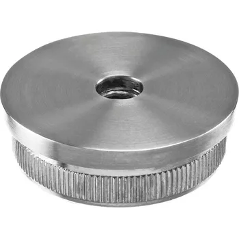 Zábradlí Koncové víčko, ploché, Easy Hit, M10 závit Koncové víčko, ploché, Easy Hit, M10 závit, trubka O42,4 x 2,6 mm, nerez. ocel 304, kartáčovaná