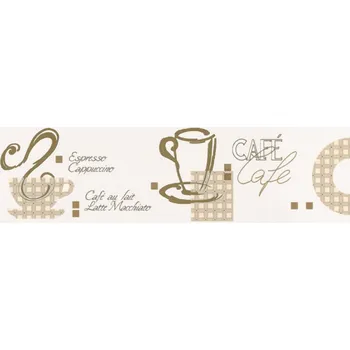 Vliesová bordura na zeď MA951458, Küche diele bad, 5,00 x 0,13 m