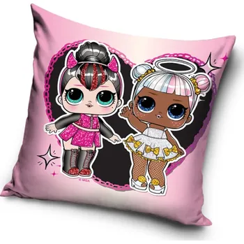 Polštář Carbotex Povlak na polštářek L.O.L. Surprise Čertík a Andílek