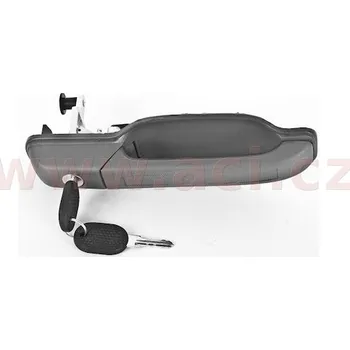 -96 vnější klika př. dveří (s vložkou) plast tm. šedý L