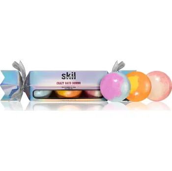 Kosmetická sada Skil Crazy koupelová bomba 3 x 50 g kosmetická sada