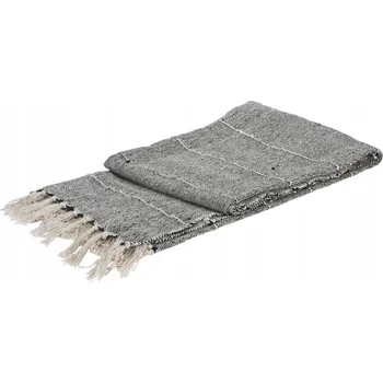 Přehoz na lůžko Přehoz H&L bavlna 70 cm x 130 cm černý