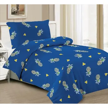 Povlečení ! AKČNÍ VÝPRODEJ ! BAVLNĚNÉ POVLEČENÍ ANANASÍKY 140x200/70x90