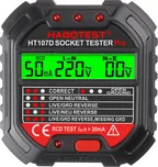 Zkoušečka zásuvek s digitálním displejem Habotest HT107D