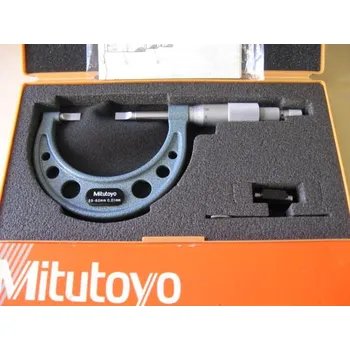 Třmenový mikrometr s úzkými doteky 25-50/0,01 /122-102/ MITUTOYO