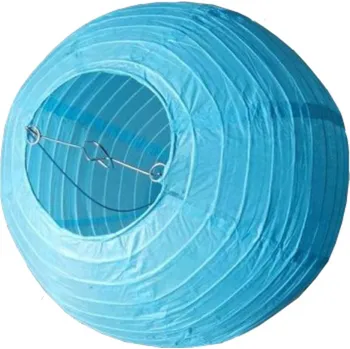 Party dekorace Závěsný dekorativní lampion 30cm Modrá