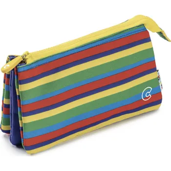 Penál Carioca - Penál multipocket Groovi - prázdný Barevná varianta: Pruhy