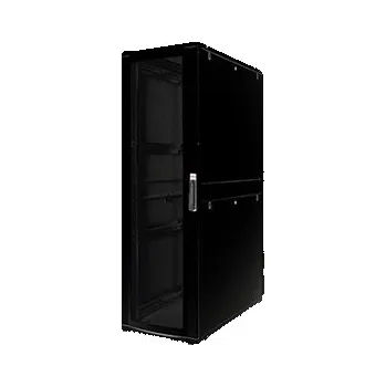 Racková skříň ROLINE 19" serverový rozvaděč 42U, stojanový, Pro, š. 600, h. 1200, perforované dveře, černý - 26.21.0154