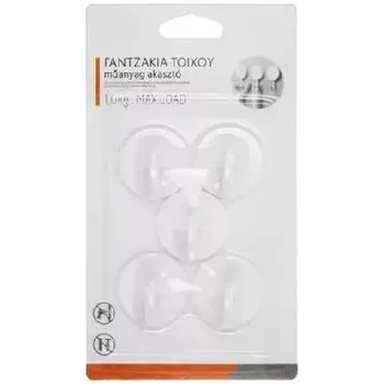 Věšák Háček samolepící KULATÝ 3,5x3,5cm 5ks