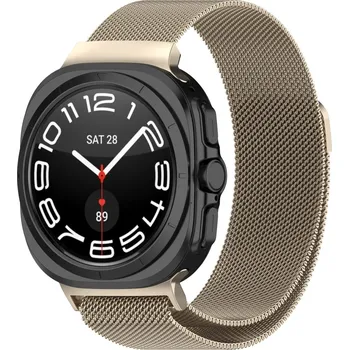 Ostatní příslušenství k chytrým hodinkám eses Milánský tah pro Samsung Galaxy Watch Ultra 47 mm - Pískově zlatý