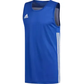 Pánské tílko Pánský oboustranný dres bez rukávů Adidas 3G Speed Reversible modrý