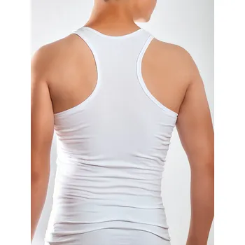 Bavlněné pánské tílko VS pod košili bílé SPORT, VELIKOST 6XL