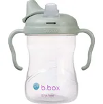 B.box Hrneček s pítkem 4 m+ 240 ml Světle zelený