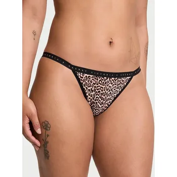 Kalhotky Victoria's Secret dámské kalhotky Cotton Bikini leopardí S