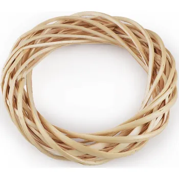Proutěný věnec Ø20 cm - přírodní sv.