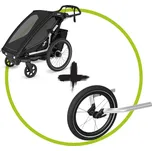 Akční set Thule Chariot Sport 2 single Black + Thule Chariot jogging Kit Single