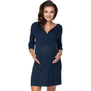 Dámská noční košile PeeKaBoo Dámská těhotenská noční košile Calm navy L/XL