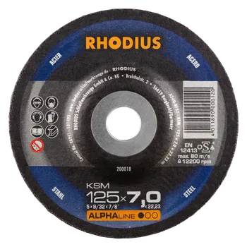 Brusný kotouč RHODIUS Brusný kotouč KSM 5 ks PACK 125 x 7,0 x 22,23 ALPHAline