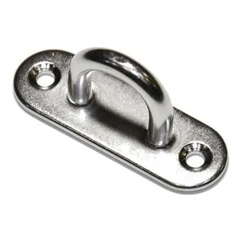 Tesařské kování deska s okem úzká 10*36*100mm, nerez A2, 9280-10