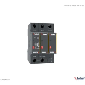 Přepěťová ochrana Hakel 24584 HSA-600/3+0 SPD typ 2+3
