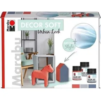 Marabu akrylová barva DECOR SOFT sada URBAN LOOK