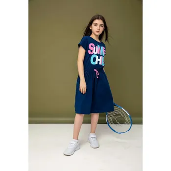 Dívčí šaty Dívčí šaty Summer Chill - navy 146