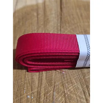 Stuha Rypsová stuha šíře 15 mm barva červená