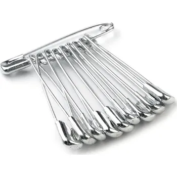 Spínací špendlíky délka 32 mm 10ks - nikl