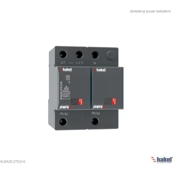Přepěťová ochrana Hakel 10452 HLSA25-275/2+0 SPD typ 1+2+3
