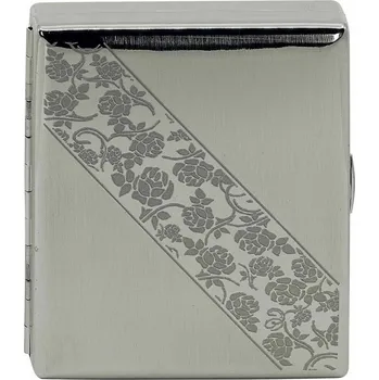 Lucca di Maggio Elegantní tabatěrka s květinovým motivem + možnost vlastní rytiny