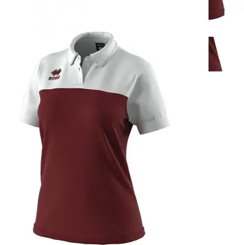 ERREA´ ERREA BONNIE Dámská polokošile BARVA: vínová - bílá, Velikost: L Výprodej – dámská sportovní polokošile pro volný čas i sport