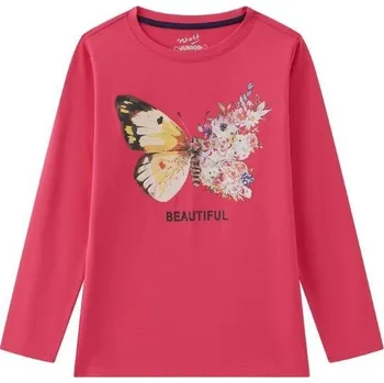 Dívčí tričko Dívčí triko Wolf S2442 tmavě růžové