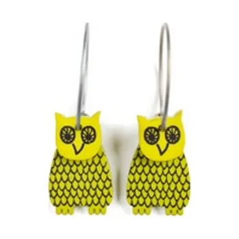Náušnice Náušnice Sova yellow 43B, Tommy Karlsson Švédsko