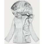 Dámská bunda v barvě ecru s puntíkovanou podšívkou (SF8981) odstíny béžové XL (42)