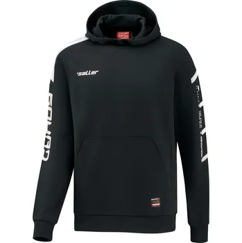 Saller SQUAD50 Mikina s kapucí BARVA: 360 černá-bílá, Velikost: S Hřejivá sportovní mikina pro volný čas