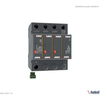 Přepěťová ochrana Hakel 24511 HSA-75/3+1 S SPD typ 2+3