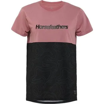 cyklistický dres Cyklo dres Horsefeathers W Fury Bike ash rose S