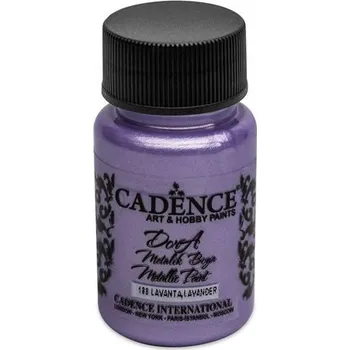 Metalická akrylová barva Cadence Dora Metalic - levadulová, lavander / 50 ml