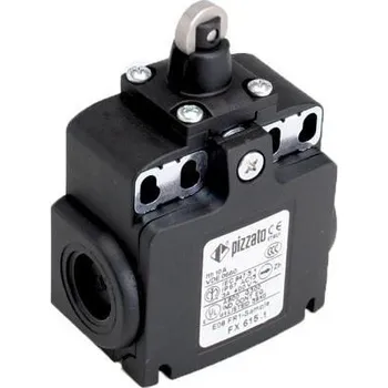 Stavebniny Pizzato FX615-1 Výběh - Koncový spínač FX615 s kovovou rolnou