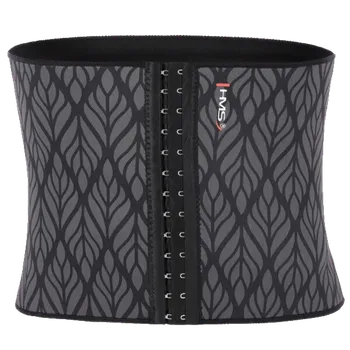 Opasek na cvičení HMS Neoprenový zeštíhlující pás GR222 šedý - S/M